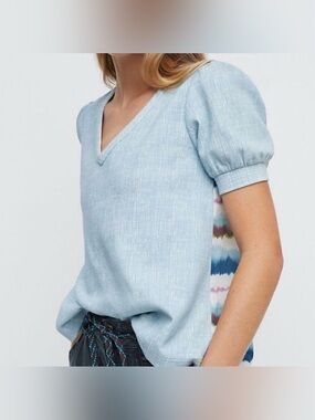 Anthropologie Current Air Laria Contrast Top